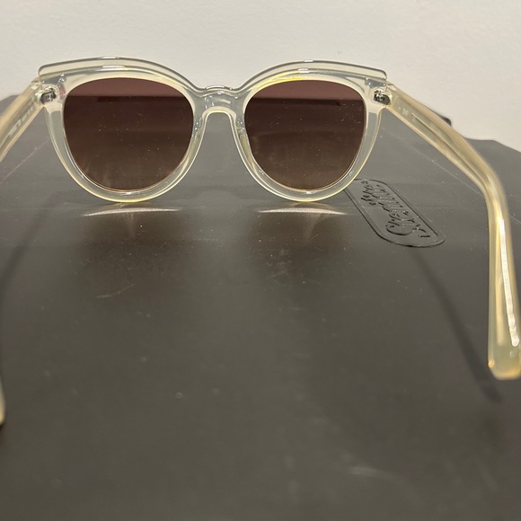 Diane Von Furstenberg Cream Cat-Eye Sunglasses main image 6